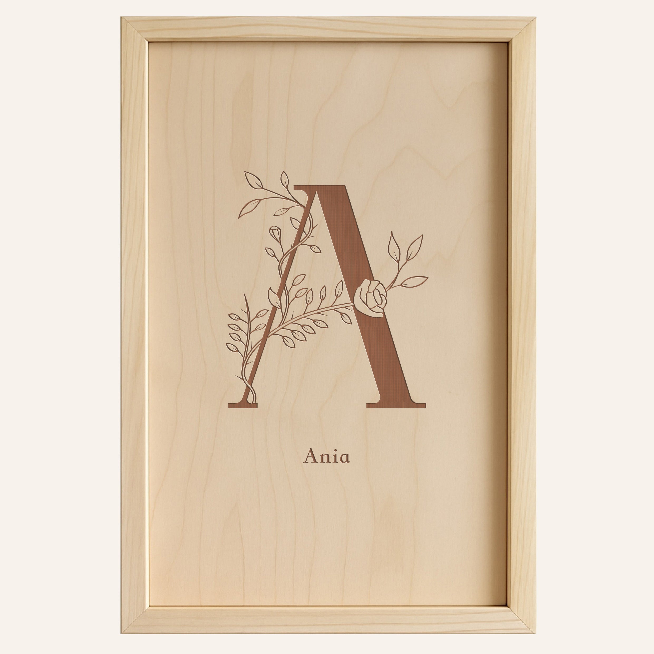 FLORAL INITIAL