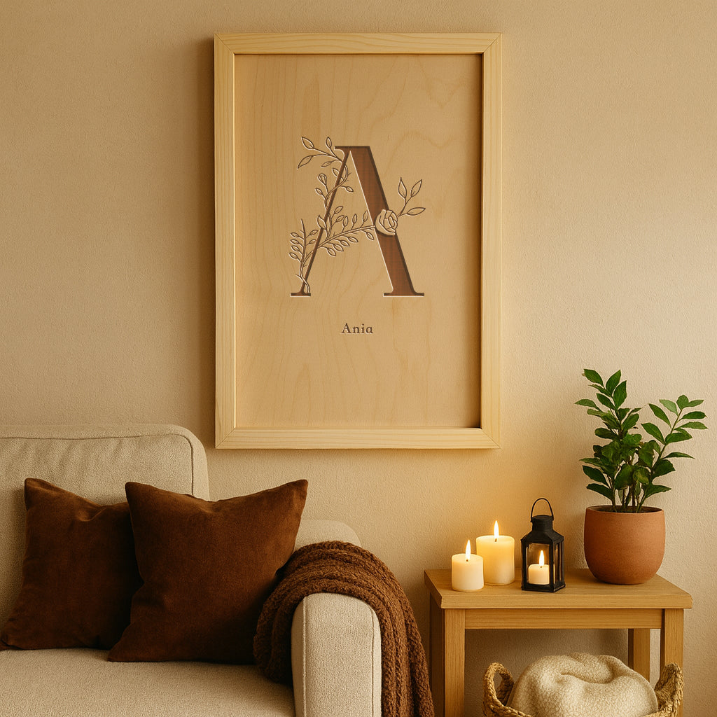 FLORAL INITIAL